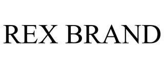 REX BRAND trademark