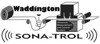 WADDINGTON ULTRASONIC MEASUREMENT AND CONTROL SYSTEM SONA-TROL trademark