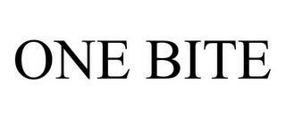 ONE BITE trademark