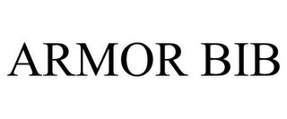 ARMOR BIB trademark