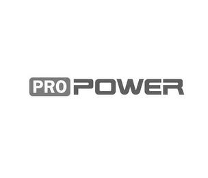 PRO POWER trademark