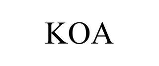 KOA trademark