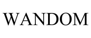 WANDOM trademark