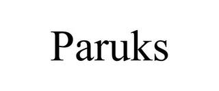 PARUKS trademark