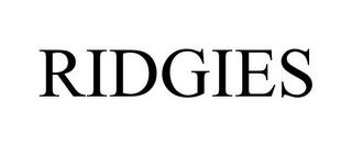 RIDGIES trademark