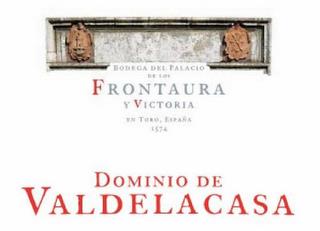 BODEGA DEL PALACIO DE LOS FRONTAURA Y VICTORIA EN TORO, ESPANA 1574 DOMINIO DE VALDELACASA trademark