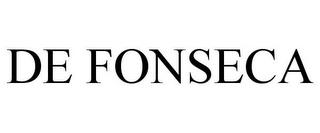 DE FONSECA trademark