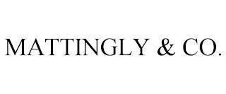 MATTINGLY & CO. trademark