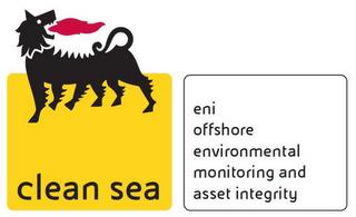 CLEAN SEA ENI OFFSHORE ENVIRONMENTAL MONITORING AND ASSET INTEGRITY trademark