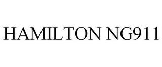 HAMILTON NG911 trademark