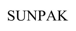 SUNPAK trademark