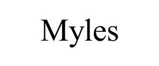 MYLES trademark