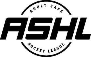 ADULT SAFE ASHL HOCKEY LEAGUE trademark