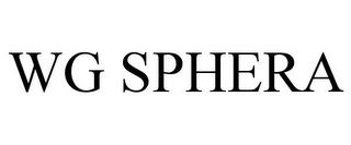 WG SPHERA trademark