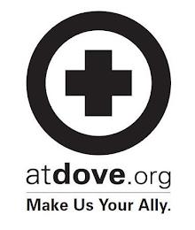 ATDOVE.ORG MAKE US YOUR ALLY. trademark