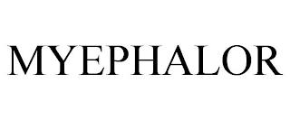 MYEPHALOR trademark