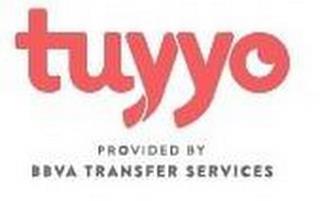 TUYYO PROVIDED BY BBVA TRANSFER SERVICES trademark