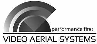 PERFORMANCE FIRST VIDEO AERIAL SYSTEMS trademark