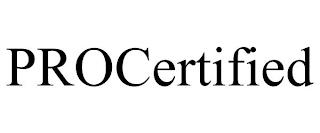 PROCERTIFIED trademark