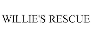 WILLIE'S RESCUE trademark