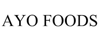 AYO FOODS trademark