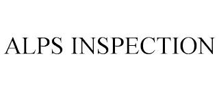 ALPS INSPECTION trademark