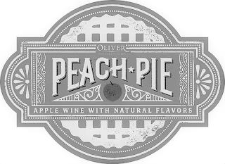 OLIVER WINERY & VINEYARDS PEACH PIE APPLE WINE WITH NATURAL FLAVORS trademark