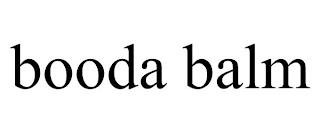 BOODA BALM trademark