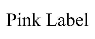 PINK LABEL trademark