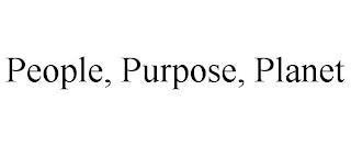 PEOPLE, PURPOSE, PLANET trademark