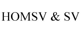 HOMSV & SV trademark