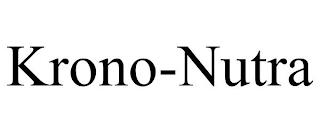 KRONO-NUTRA trademark