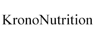 KRONONUTRITION trademark