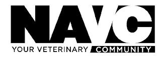 NAVC YOUR VETERINARY COMMUNITY trademark