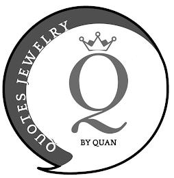 QUOTES JEWELRY Q BY QUAN trademark