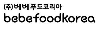 BEBEFOOD KOREA trademark