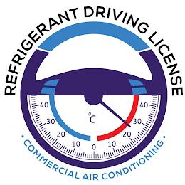 REFRIGERANT DRIVING LICENSE ·COMMERCIALAIR CONDITIONING· trademark