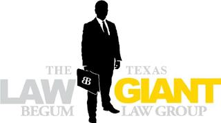 THE TEXAS LAW GIANT BEGUM LAW GROUP trademark