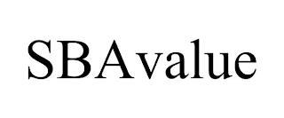 SBAVALUE trademark