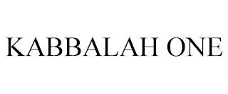 KABBALAH ONE trademark