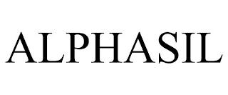 ALPHASIL trademark