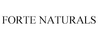 FORTE NATURALS trademark