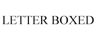 LETTER BOXED trademark