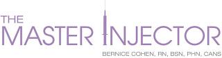 THE MASTER INJECTOR BERNICE COHEN, RN, BSN, PHN, CANS trademark