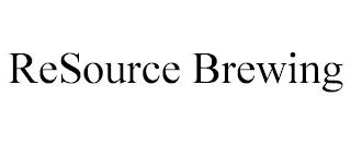 RESOURCE BREWING trademark