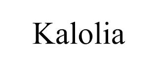 KALOLIA trademark