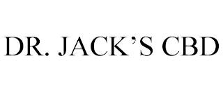 DR. JACK'S CBD trademark