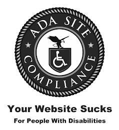 ADA SITE COMPLIANCE YOUR WEBSITE SUCKS FOR PEOPLE WITH DISABILITIES trademark