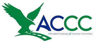 ACCC AFFORDABLE COVERAGE & CUSTOMER COMMITTED trademark