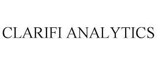 CLARIFI ANALYTICS trademark